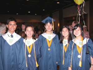 Graduating from TAMS with Krishna